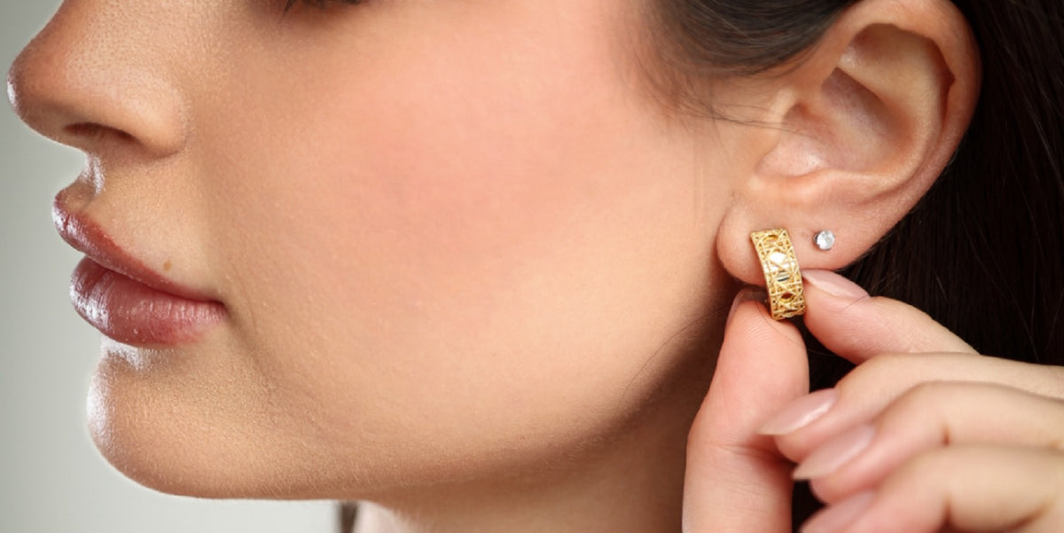 Élise 18K Gold Earrings