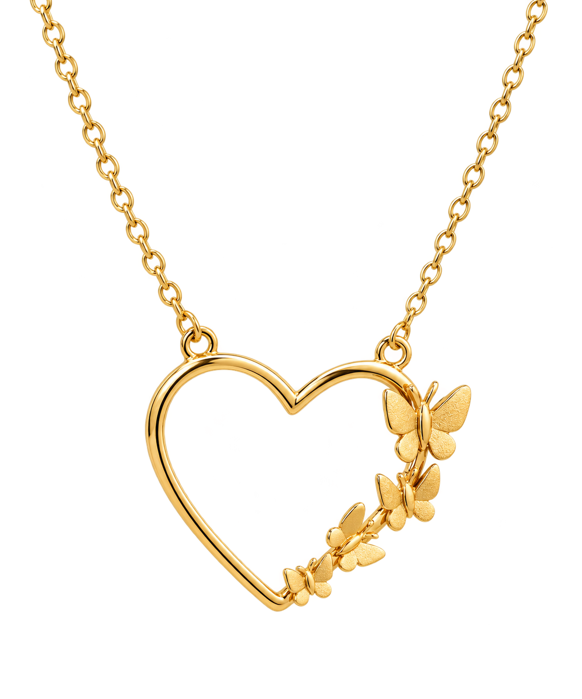 Eterna 18K Gold Pendant Necklace