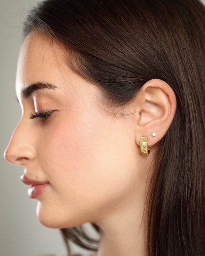 Élise 18K Gold Earrings