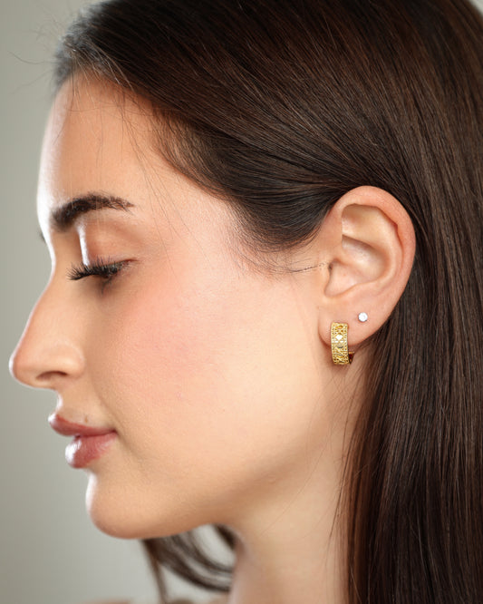 Élise 18K Gold Earrings