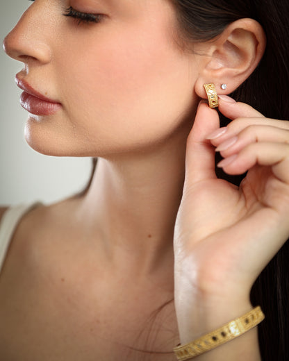 Élise 18K Gold Earrings