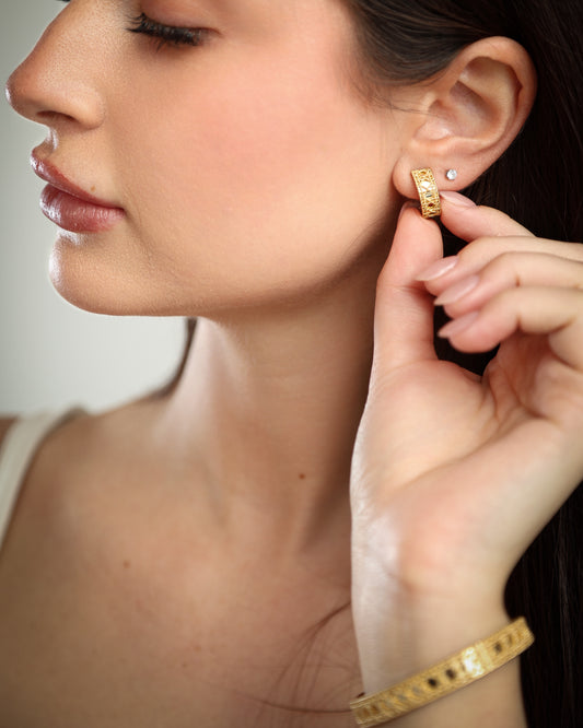 Élise 18K Gold Earrings